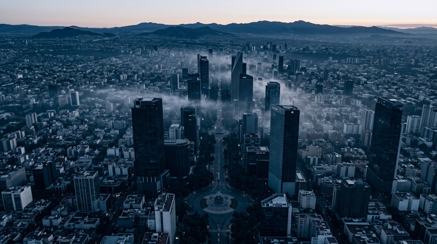 Ciudad de México al amanecer